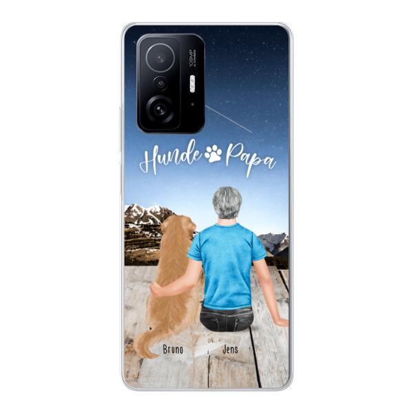 Personalisierte Handyhülle mit 1 Mann + 1 Hund/Katze - Xiaomi