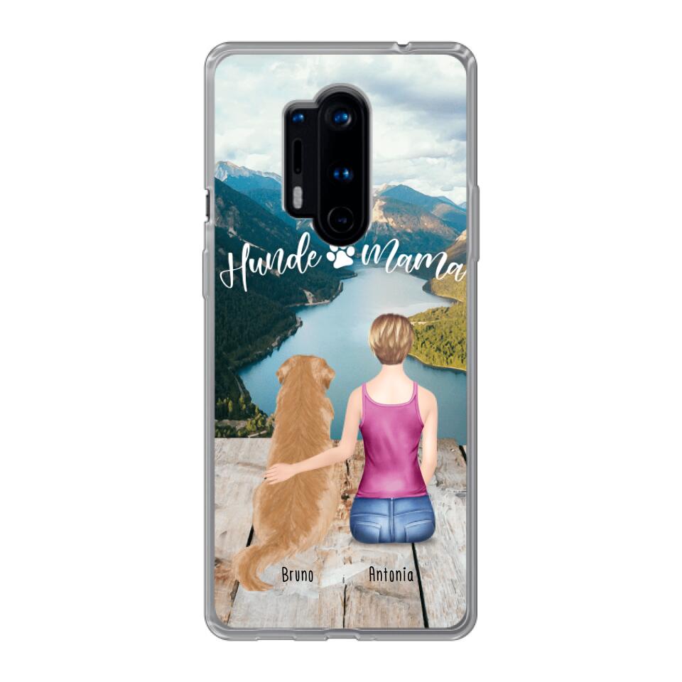 Personalisierte Handyhülle mit 1 Frau + 1 Hund/Katze - OnePlus